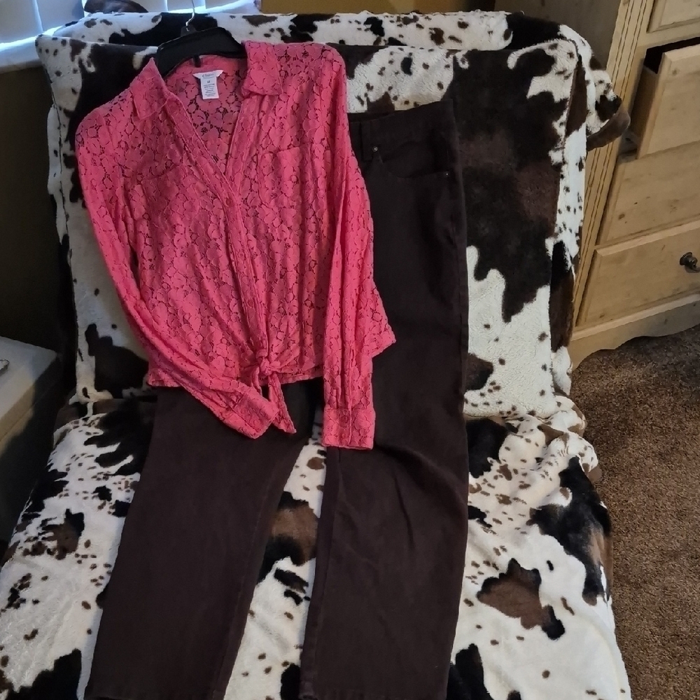 Style & Co., Elegant Women's Straight Leg Jeans - Deep Brown